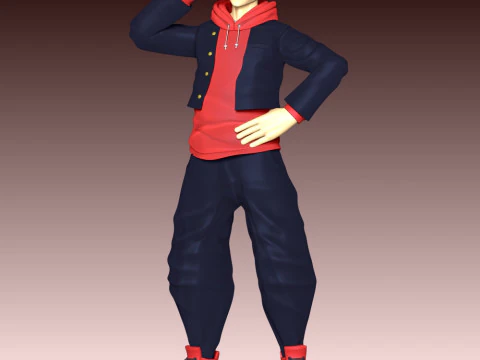 Yuji Itadori - Jujutsu Kaisen 3D Print Model