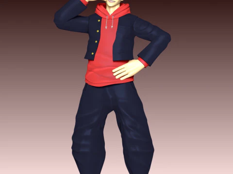 Yuji Itadori - Jujutsu Kaisen 3D Print Model