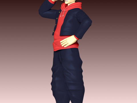 Yuji Itadori - Jujutsu Kaisen 3D Принт Модель