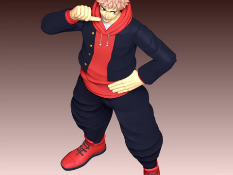 Yuji Itadori - Jujutsu Kaisen 3D Print Model