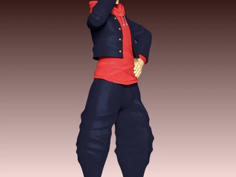 Yuji Itadori - Jujutsu Kaisen 3D Print Model