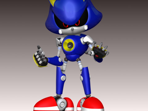 Metal Soni Fan Art Modelo de impresión 3D