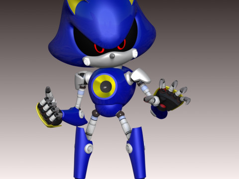 Metal Soni Fan Art Modelo de impresión 3D