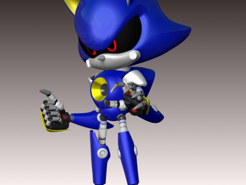 Metal Soni Fan Art Modelo de impresión 3D