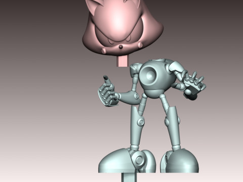 Metal Soni Fan Art Modelo de impresión 3D
