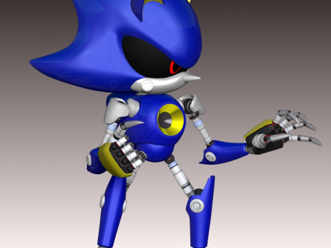 Metal Soni Fan Art Modelo de impresión 3D
