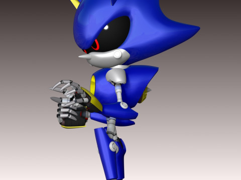 Metal Soni Fan Art Modelo de impresión 3D