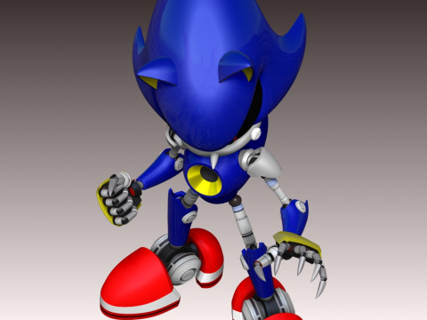 Metal Soni Fan Art Modelo de impresión 3D