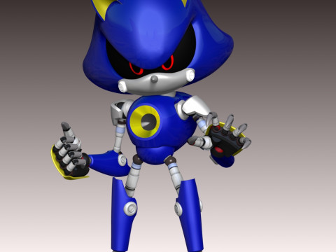 Metal Soni Fan Art Modelo de impresión 3D
