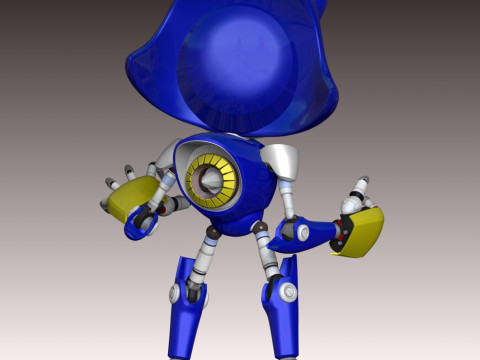 Metal Soni Fan Art Modelo de impresión 3D