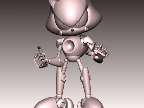 Metal Soni Fan Art Modelo de impresión 3D
