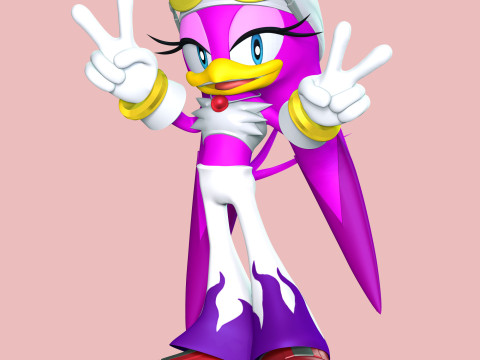 Wave the Swallow Fan Art Modelo de impresión 3D