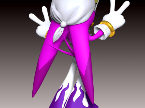 Wave the Swallow Fan Art Modèles 3D en vedette