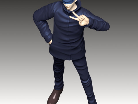 Satoru Gojo - Jujutsu Kaisen 3D-Druckmodell