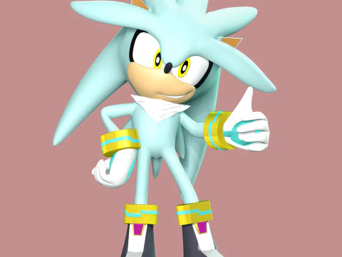 G&uuml;m&uuml;ş Kirpi 3D Baskı Modeli