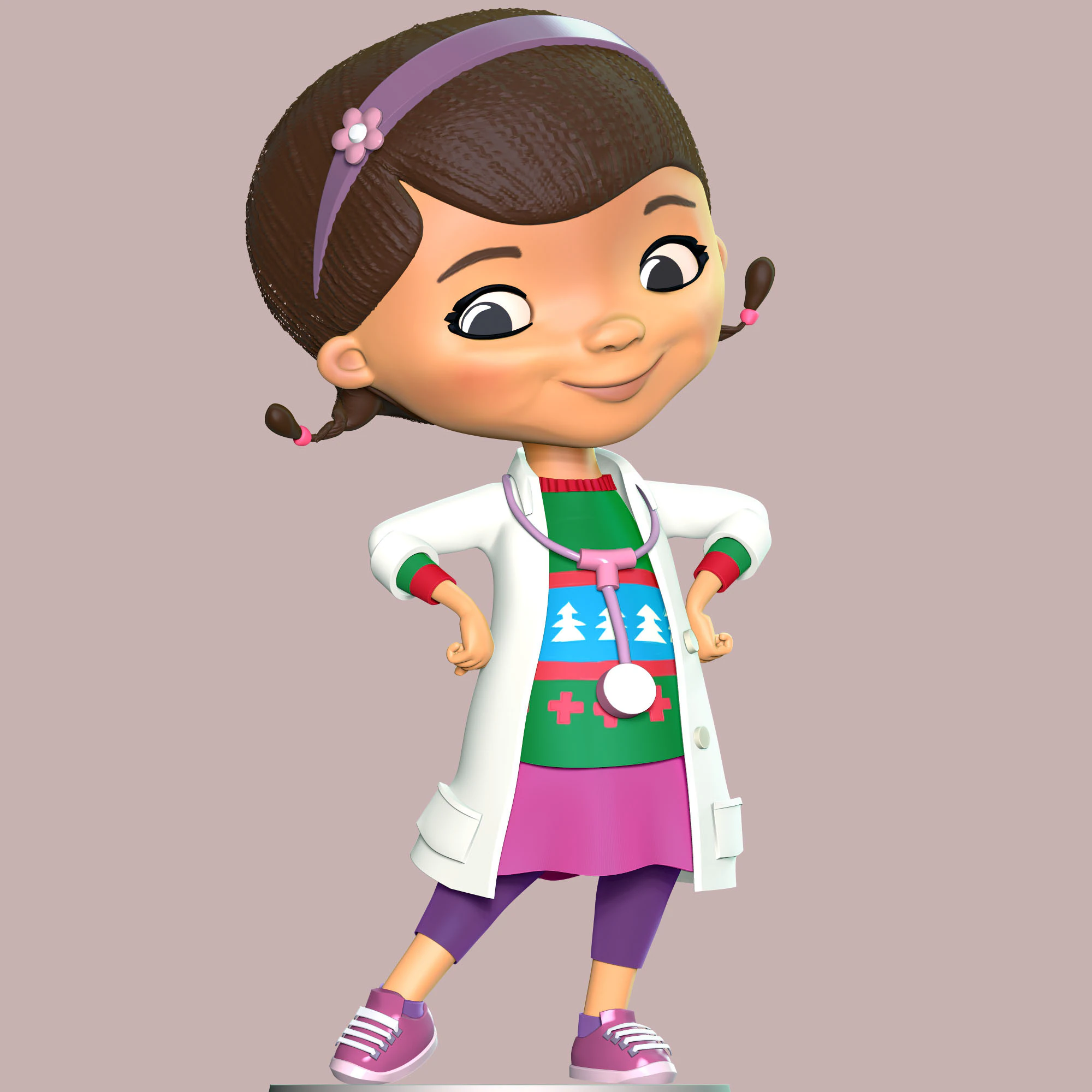 Doc McStuffins 3D Print Model .c4d .max .obj .3ds .fbx .stl .blend 