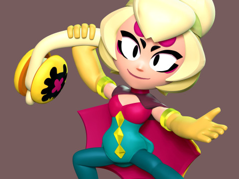 Charlie - Brawl Stars 3D-printmodel