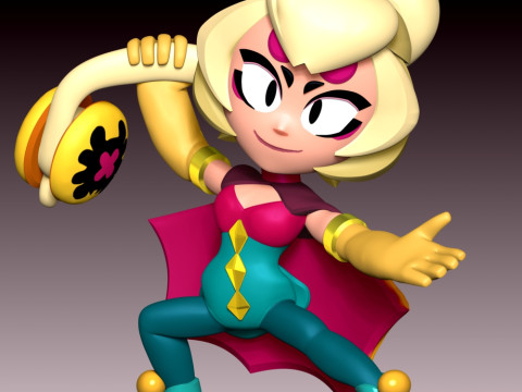 Charlie - Brawl Stars 3Dプリントモデル