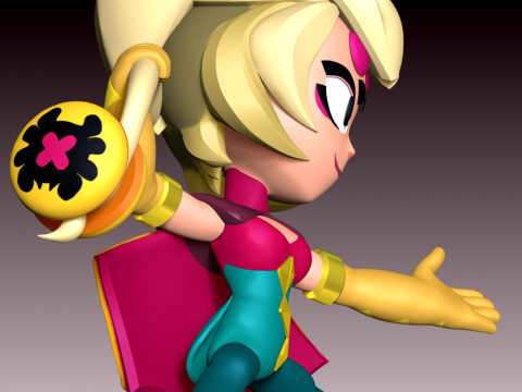 Charlie - Brawl Stars 3Dプリントモデル