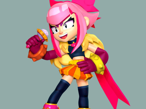 Melodie - Brawl Stars 3D Принт Модель
