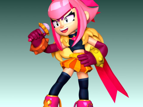 Melodie - Brawl Stars 3D Print Model