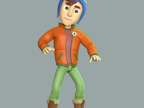 Jake Snowboarding - Paw Patrol 3D Print Model