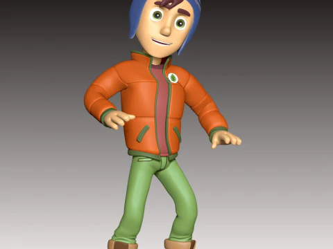 Jake Snowboarding - Paw Patrol 3D Print Model