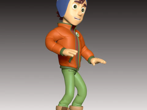 Jake Snowboarding - Paw Patrol 3D Print Model