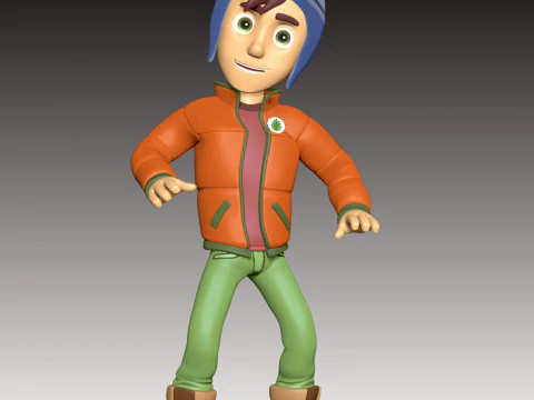 Jake Snowboarding - Paw Patrol 3D Print Model