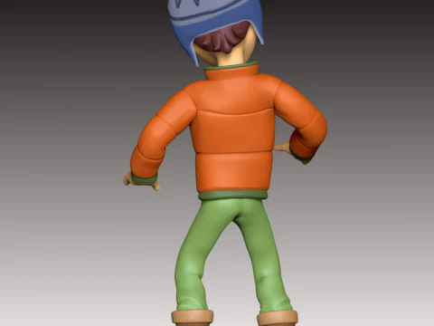 Jake Snowboarding - Paw Patrol 3D Print Model