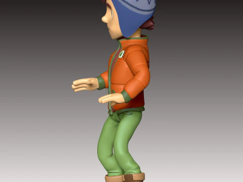 Jake Snowboarding - Paw Patrol 3D Print Model