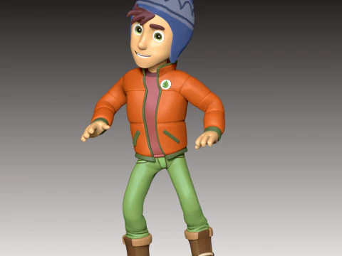 Jake Snowboarding - Paw Patrol 3D Print Model