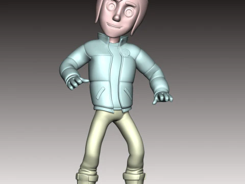Jake Snowboarding - Paw Patrol 3D Print Model