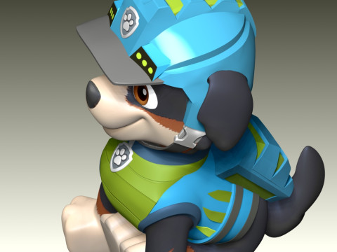 Rex - PAW Patrol The Dino Movie 3D Принт Модель