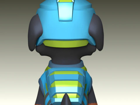 Rex - PAW Patrol The Dino Movie 3D Print Model