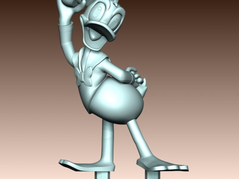 Donald Duck Fan Art 3D प्रिंट मॉडल