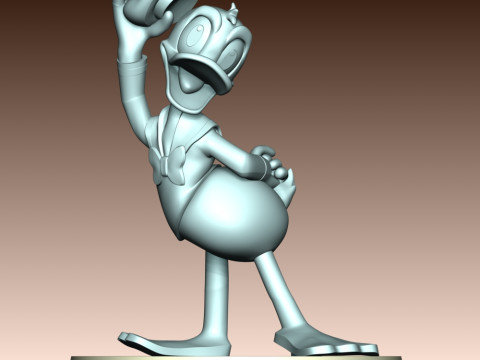 Donald Duck Fan Art 3D प्रिंट मॉडल