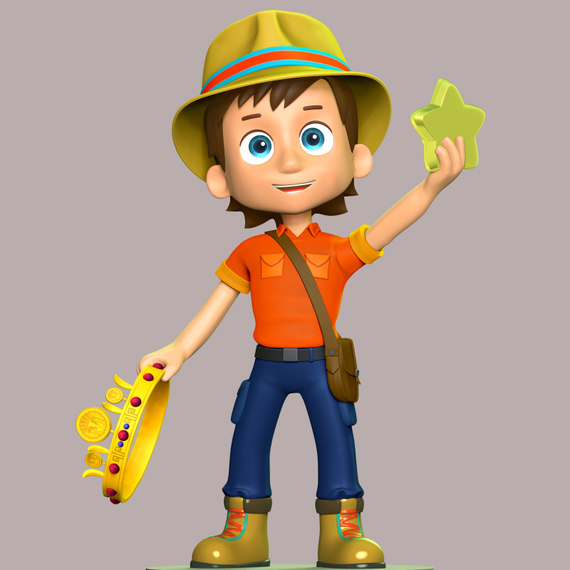 Carlos Paw Patrol Fan Art 3D Print Model .c4d .max .obj .3ds .fbx .stl .blend