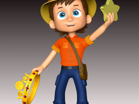 Carlos Paw Patrol Fan Art 3D Print Model