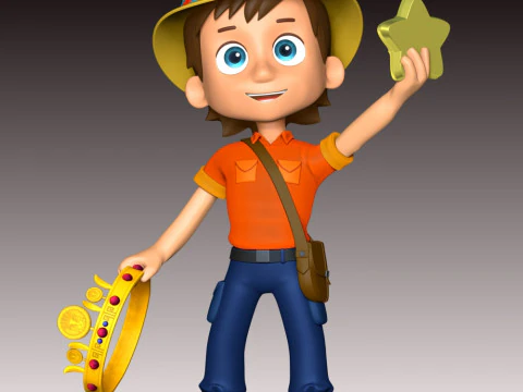 Carlos Paw Patrol Fan Art 3D Print Model