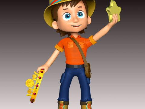 Carlos Paw Patrol Fan Art 3D Print Model