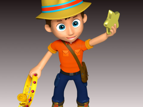 Carlos Paw Patrol Fan Art 3D Print Model