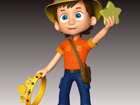 Carlos Paw Patrol Fan Art 3D Print Model