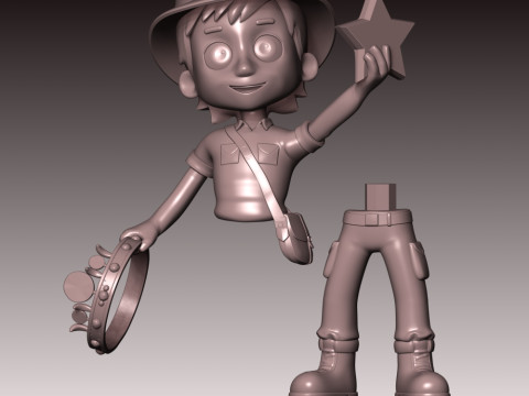 Carlos Paw Patrol Fan Art 3D Print Model