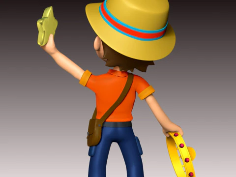 Carlos Paw Patrol Fan Art 3D Print Model