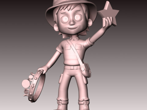 Carlos Paw Patrol Fan Art 3D Print Model
