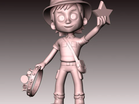 Carlos Paw Patrol Fan Art 3D Print Model