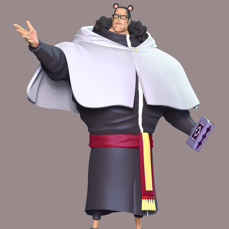 Bartholomew Kuma FlashBack Model Cetak 3D .c4d .max .obj .3ds .fbx .stl .blend