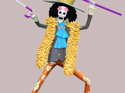 Brook Fan Art 3D 打印模型