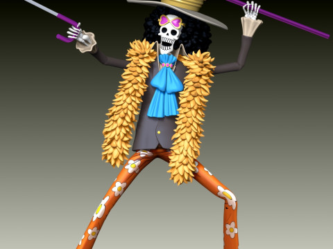 Brook Fan Art Model Cetak 3D